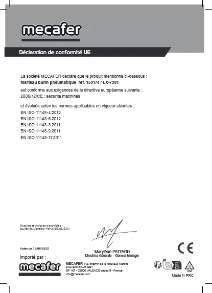 Document de conformité