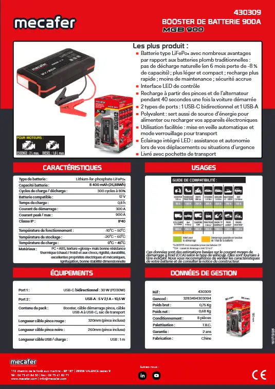 Fiche produit